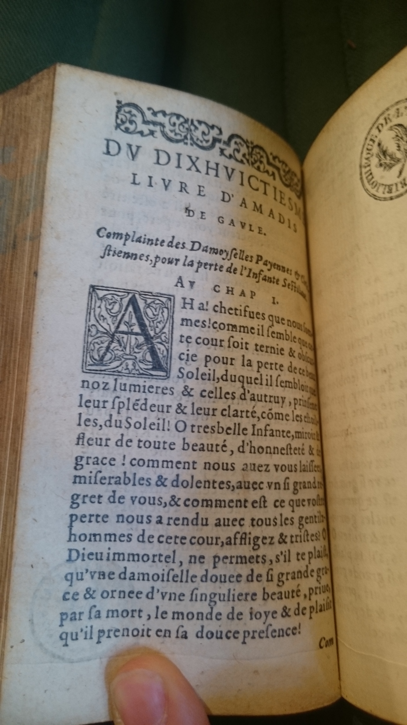 1582 - Jean Huguetan - Trésor des Amadis - BnF Arsenal