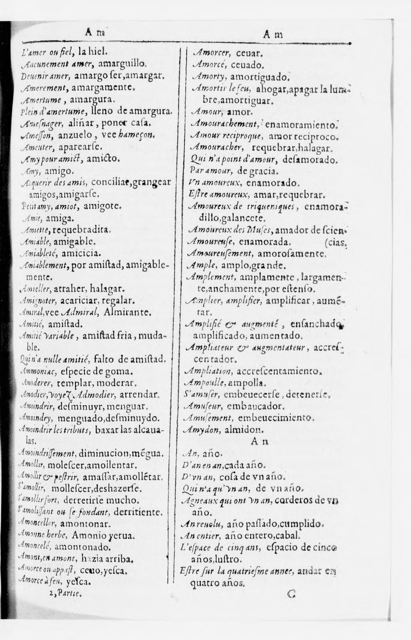 1616 - Veuve Marc Orry - Trésor des deux langues espagnole et française (Seconde partie) - BnF 1616 - Veuve Marc Orry - Trésor des deux langues espagnole et française (Seconde partie) - BnF