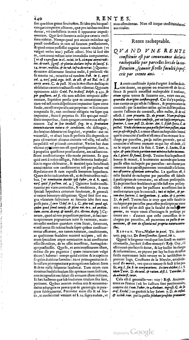 1629 - Veuve Nicolas Buon - Trésor du droit français (21754 T. 3) - BM Lyon