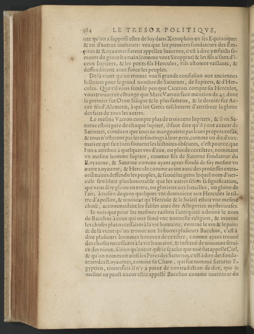 1608 - Nicolas Du Fossé - Trésor politique - BnF Tolbiac