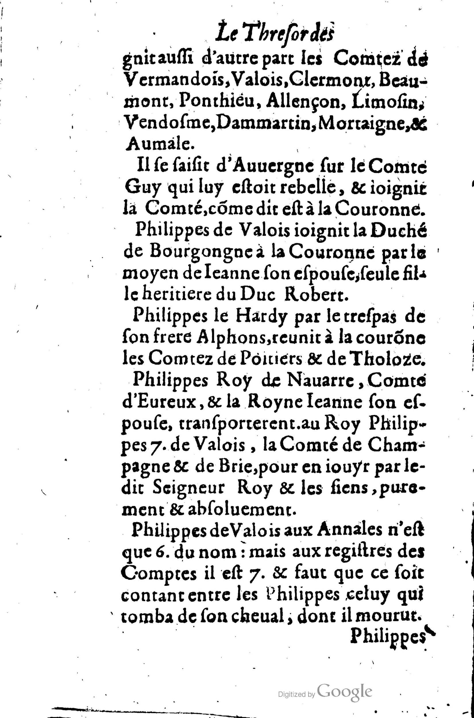 1619 - Jean Corrozet - Trésor des histoires de France - BSB Munich