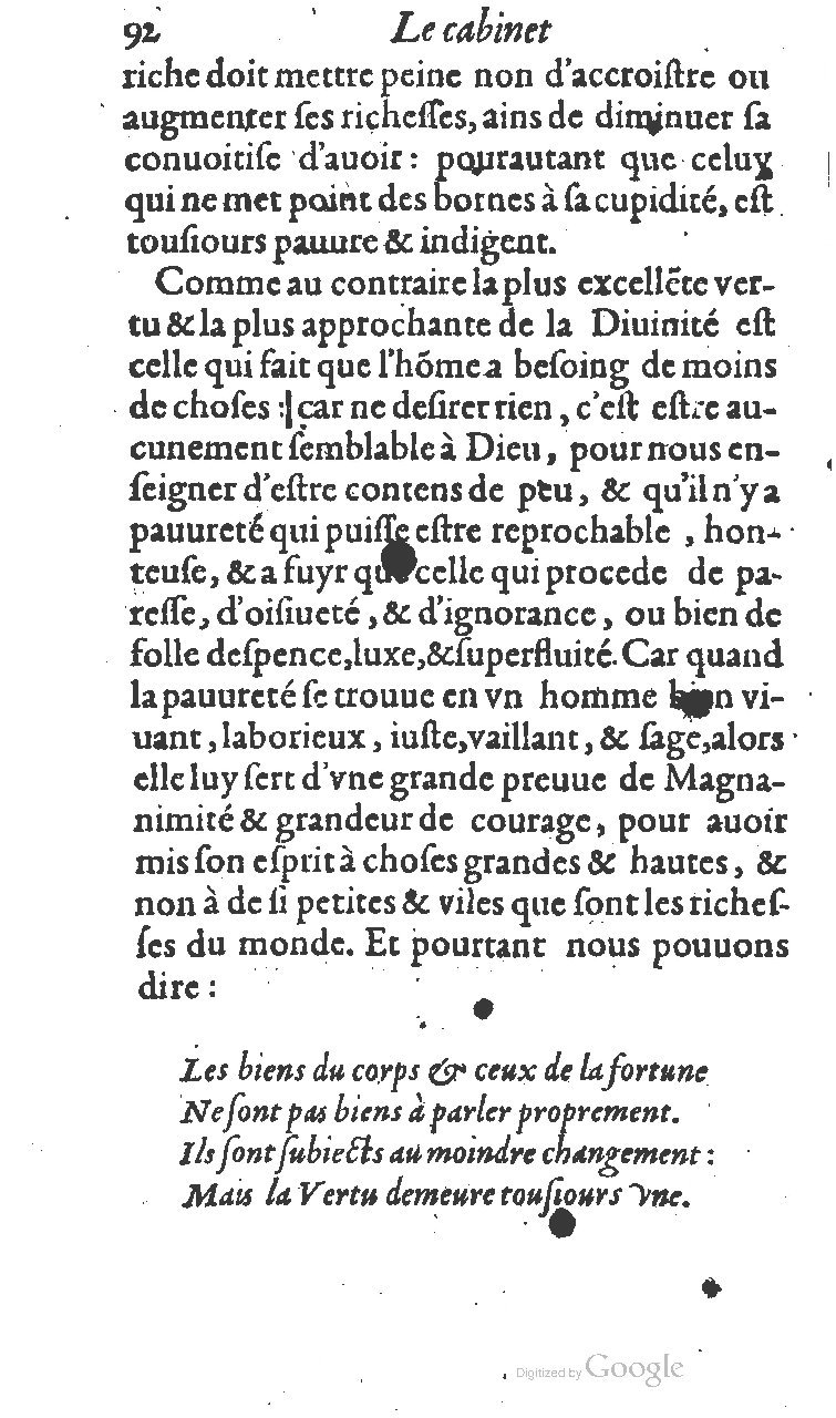 1606 - Adrian Périer - Cabinet du vrai trésor - BM Lyon