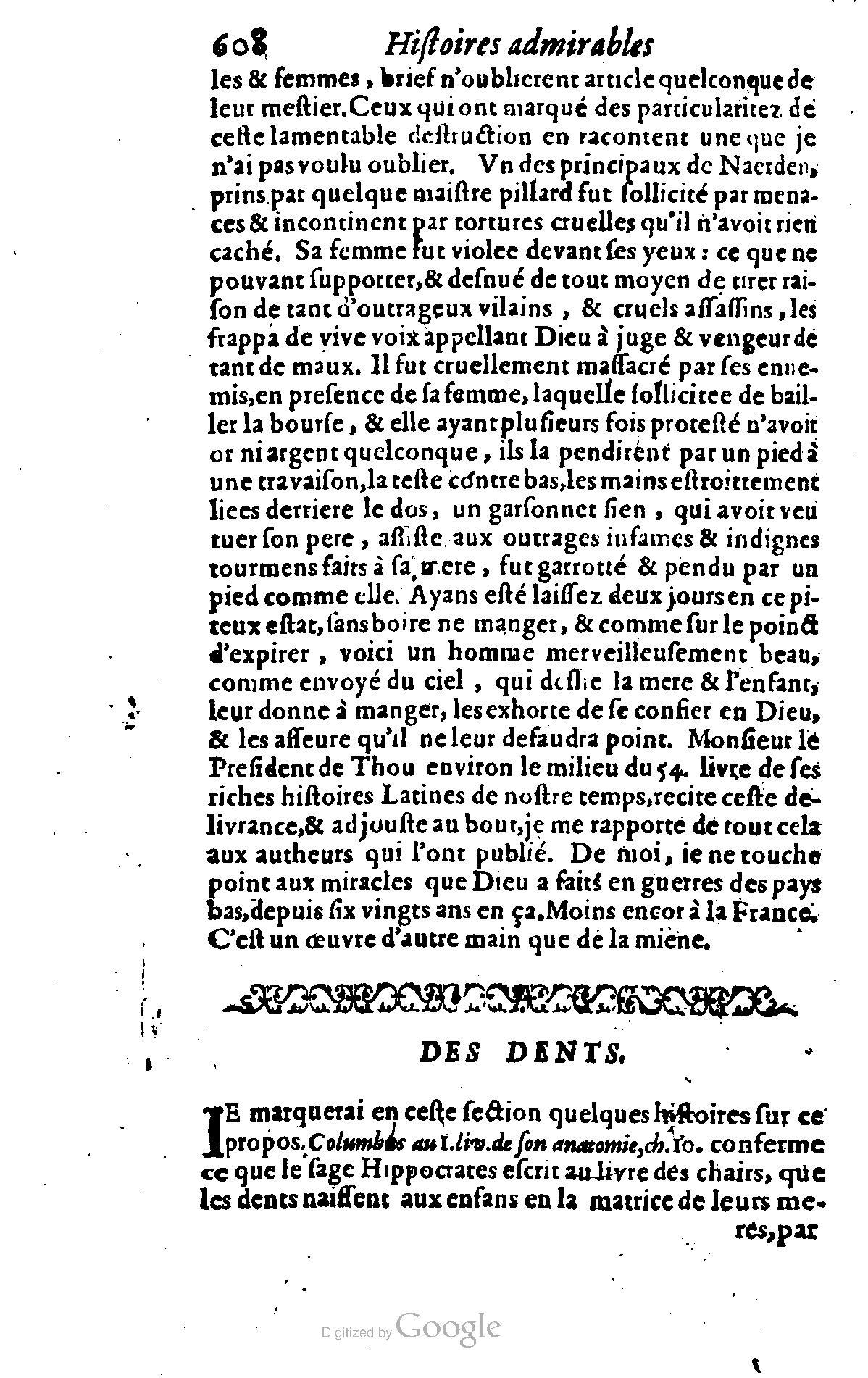 1628 - Jacques Crespin - Trésor d’histoires admirables et mémorables - BSB Munich 1628 - Jacques Crespin - Trésor d’histoires admirables et mémorables - BSB Munich