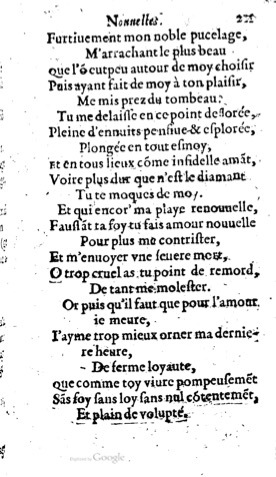 1623 - Jacques Cailloüé - Trésor ou recueil des chansons amoureuses - British Library