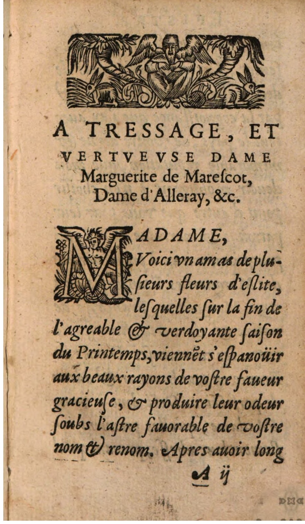 1611 - Théodore Reinsart - La Suitte des marguerites françoises, ou second thresor du bien dire - BSB Munich