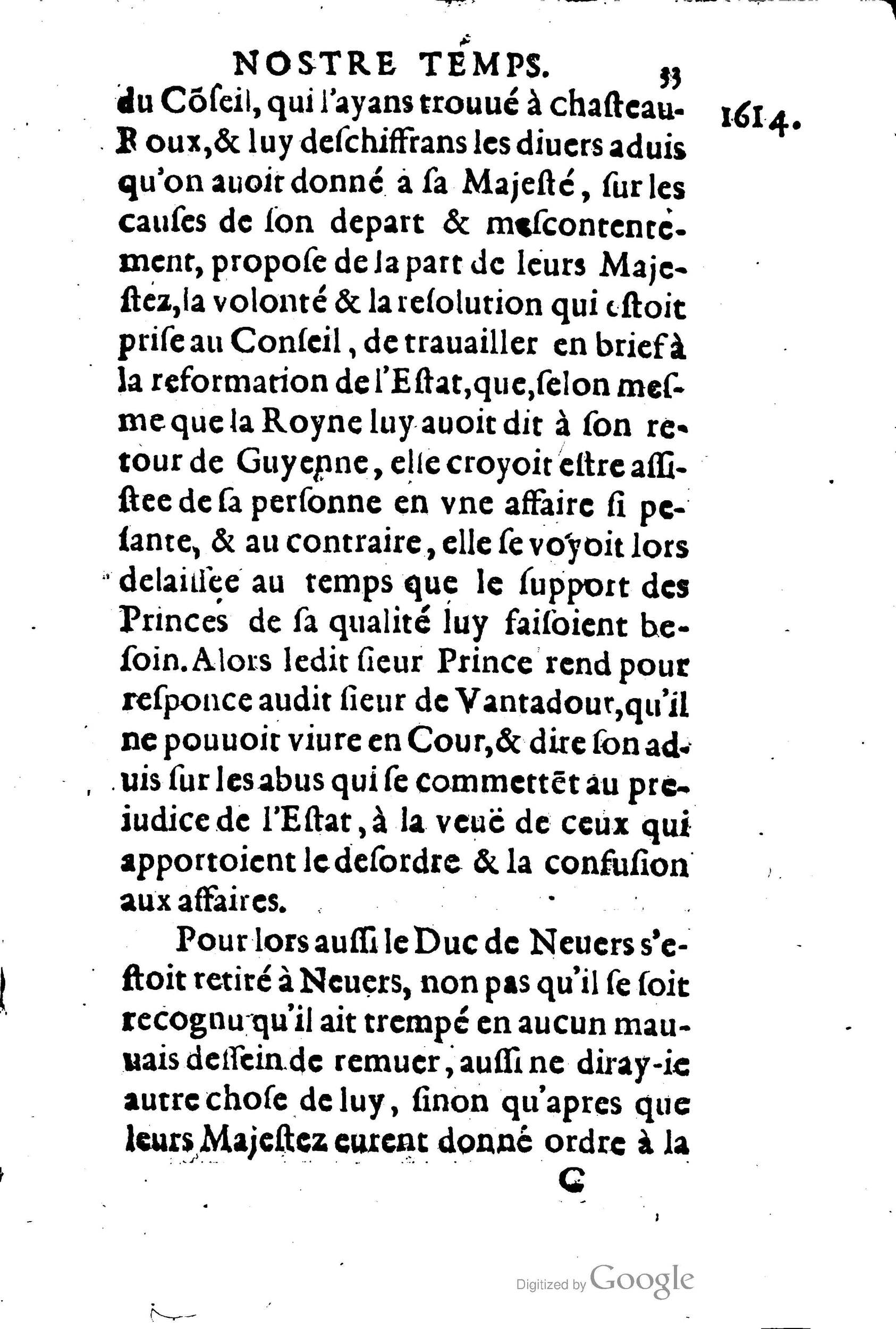 1623 - Joseph Bouillerot - Trésor de l’histoire générale de notre temps - BM Lyon