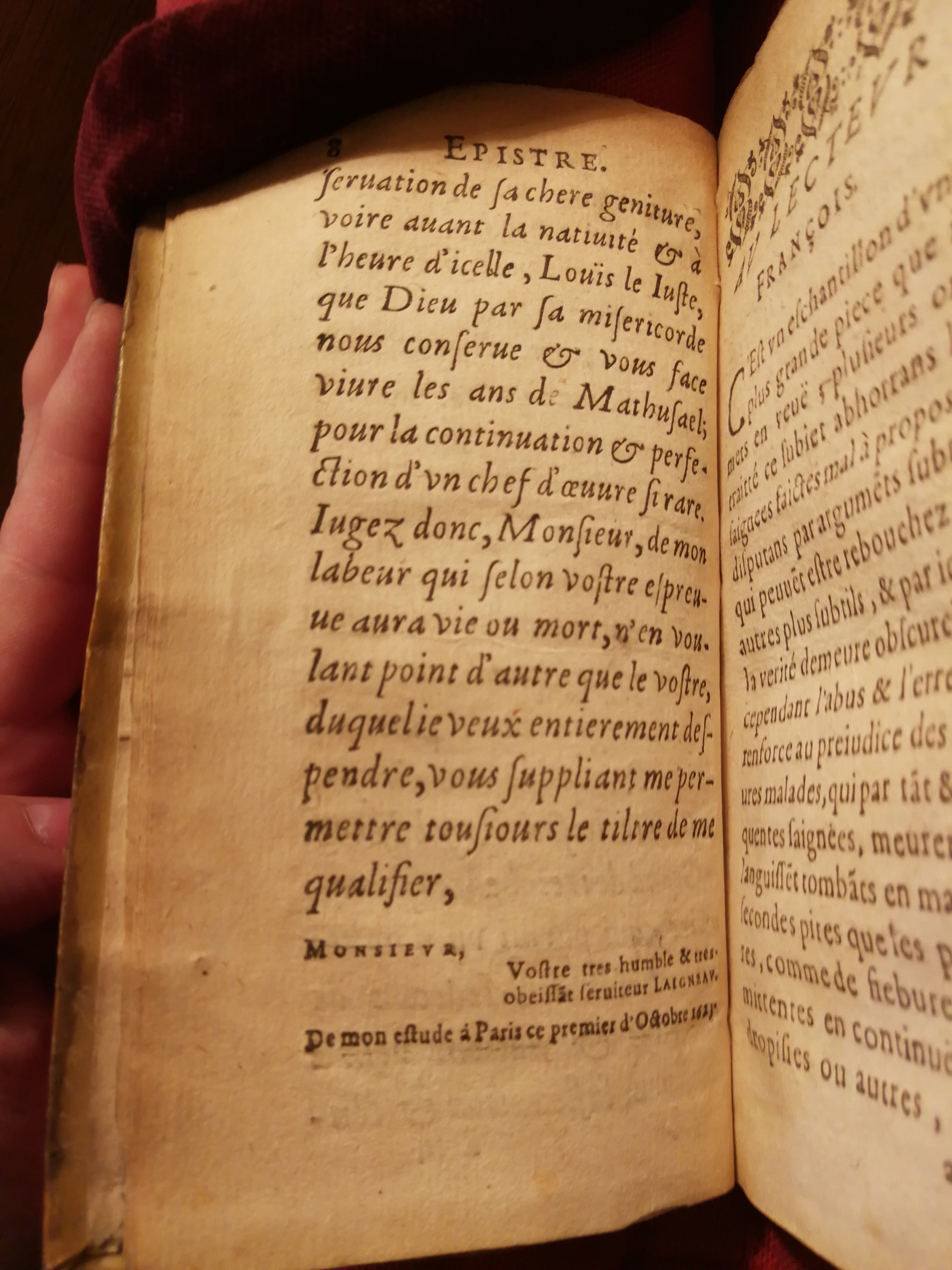 1624 - Jean Moreau - Conservation du trésor de la santé - Bibliothèque Sainte-Geneviève