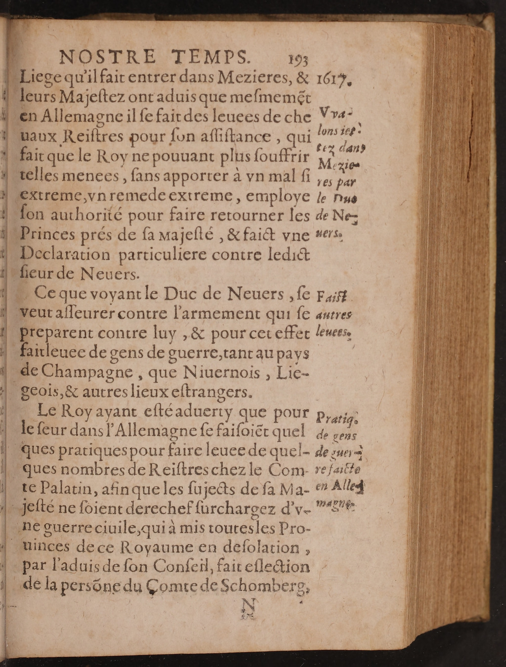 1626 - Joseph Bouillerot - Trésor de l’histoire générale de notre temps - BnF Arsenal