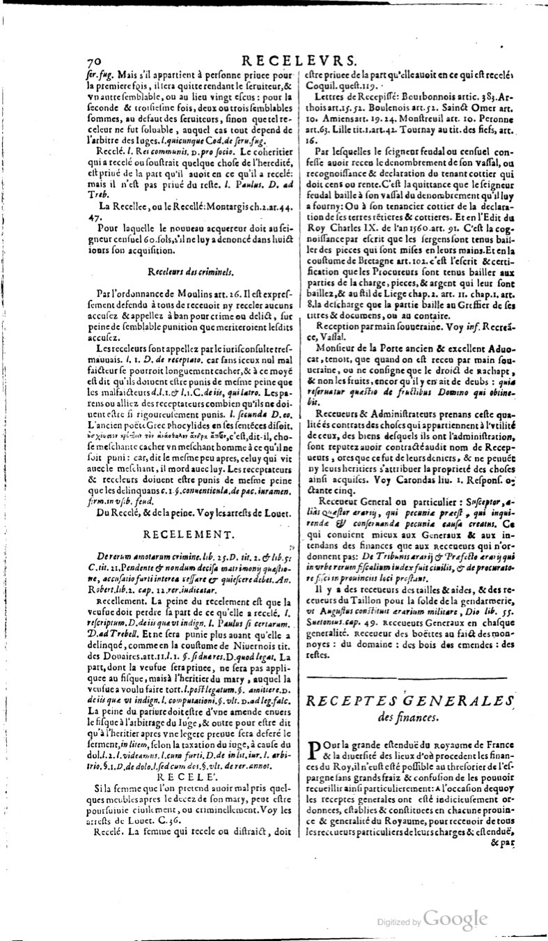 1629 - Veuve Nicolas Buon - Trésor du droit français (21754 T. 3) - BM Lyon