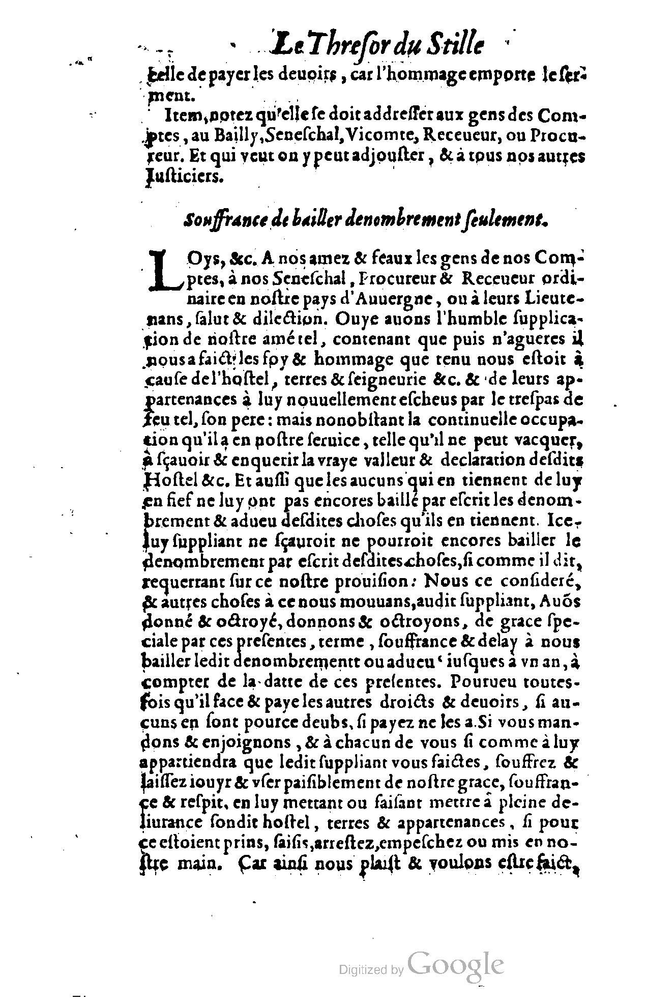 1614 - Jean Richer - Trésor du nouveau style et protocole de la chancellerie de France - BSB Munich