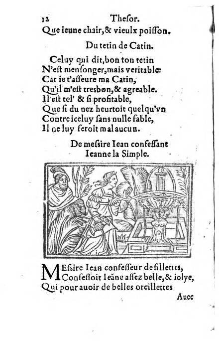 1556c. - Étienne Denise - Trésor des joyeuses inventions du parangon de poésies - ÖNB Vienne
