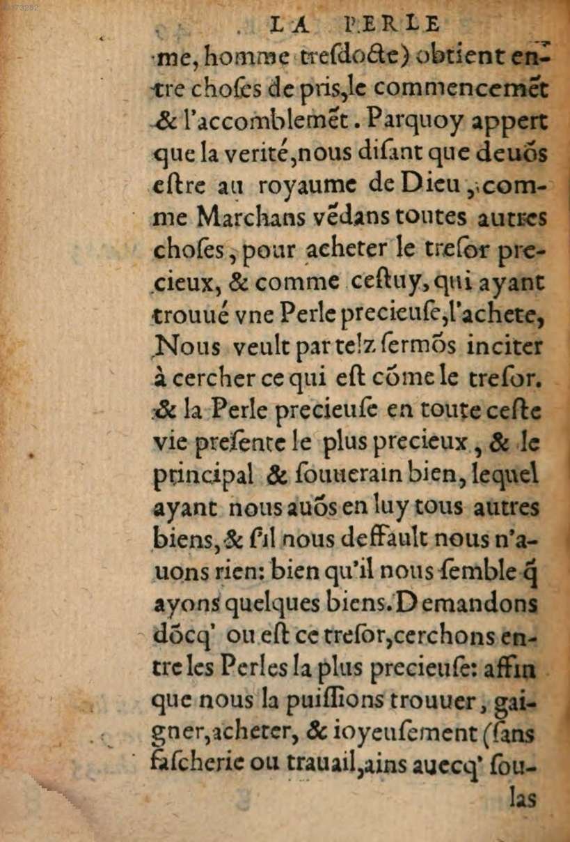 1548 - René Avril et Vivant Gaulterot - Perle précieuse évangélique et Trésor divin - BSB Munich