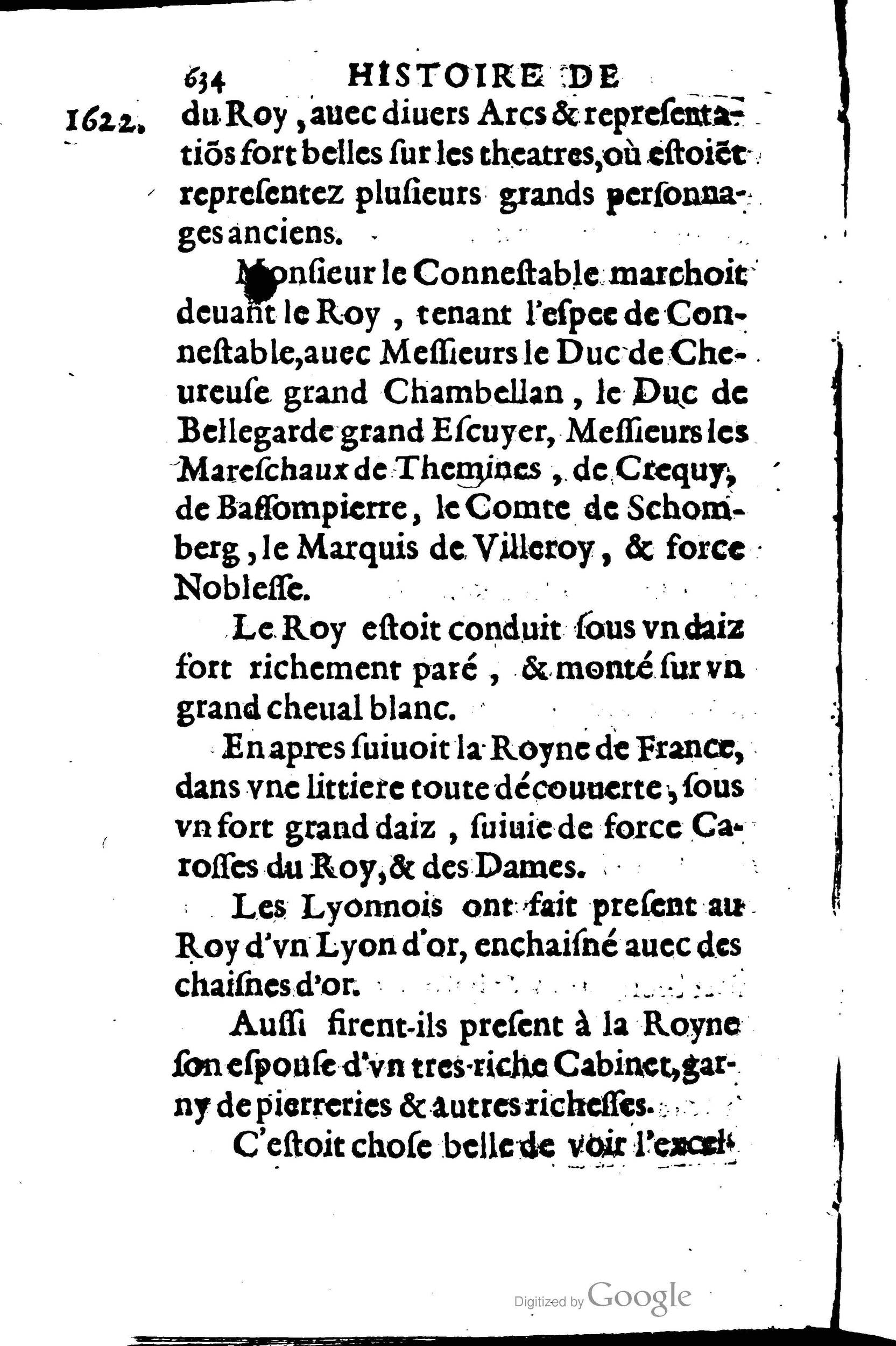 1623 - Joseph Bouillerot - Trésor de l’histoire générale de notre temps - BM Lyon