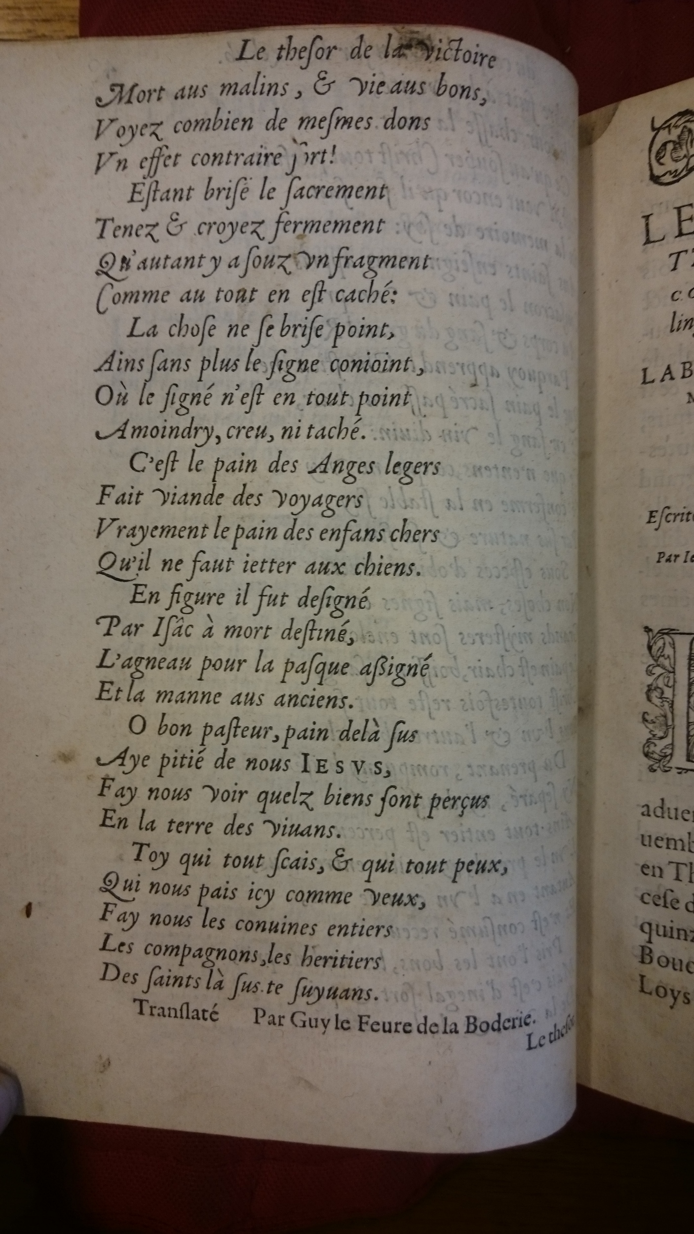 1578 - Nicolas Chesneau - Trésor et entière histoire de la triomphante victoire du corps de Dieu sur l’esprit malin - BM Lyon