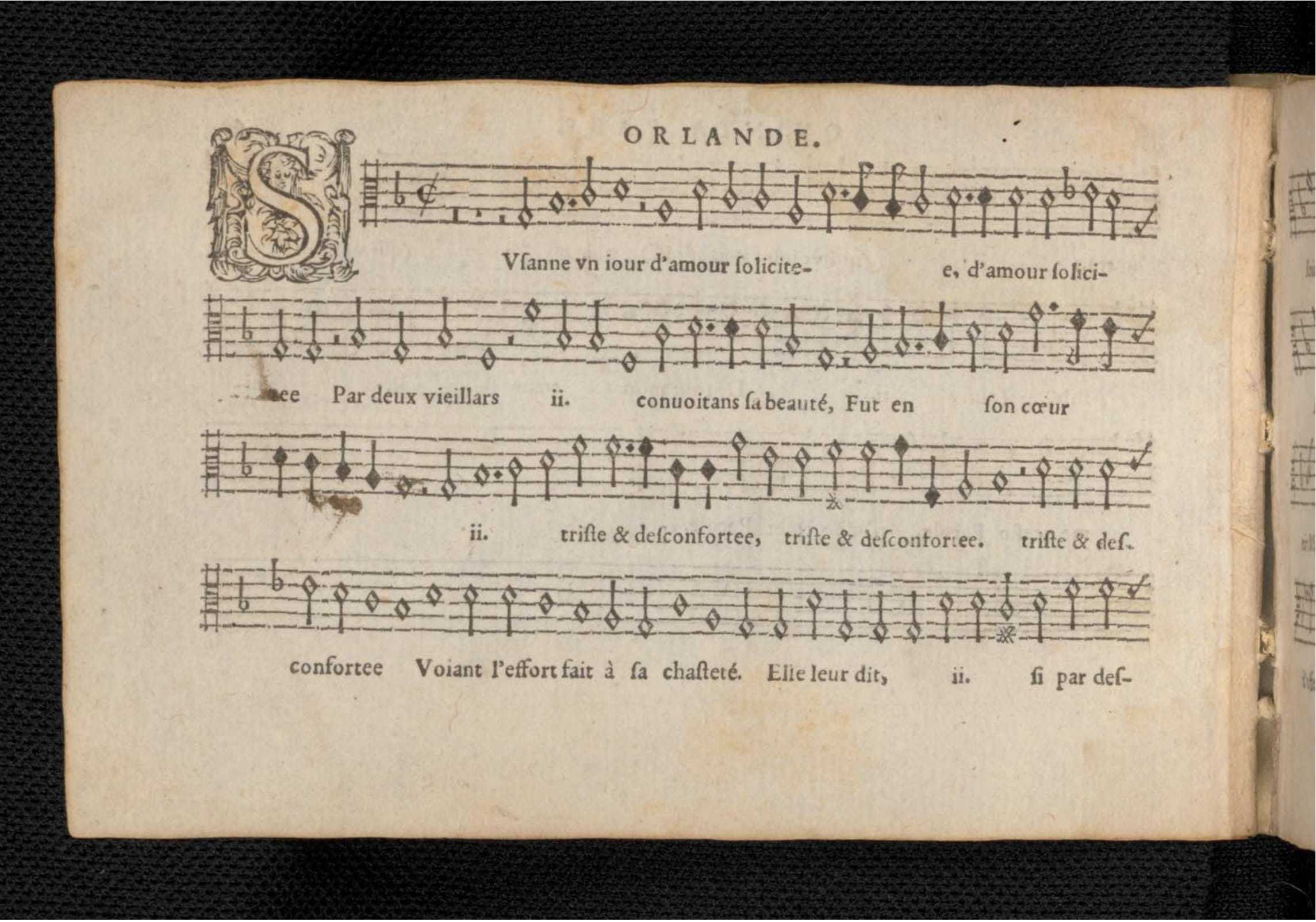 1576 - [Pierre de Saint-André] - Trésor de musique d’Orlande de Lassus Quinta et Sexta pars - KBR Bruxelles