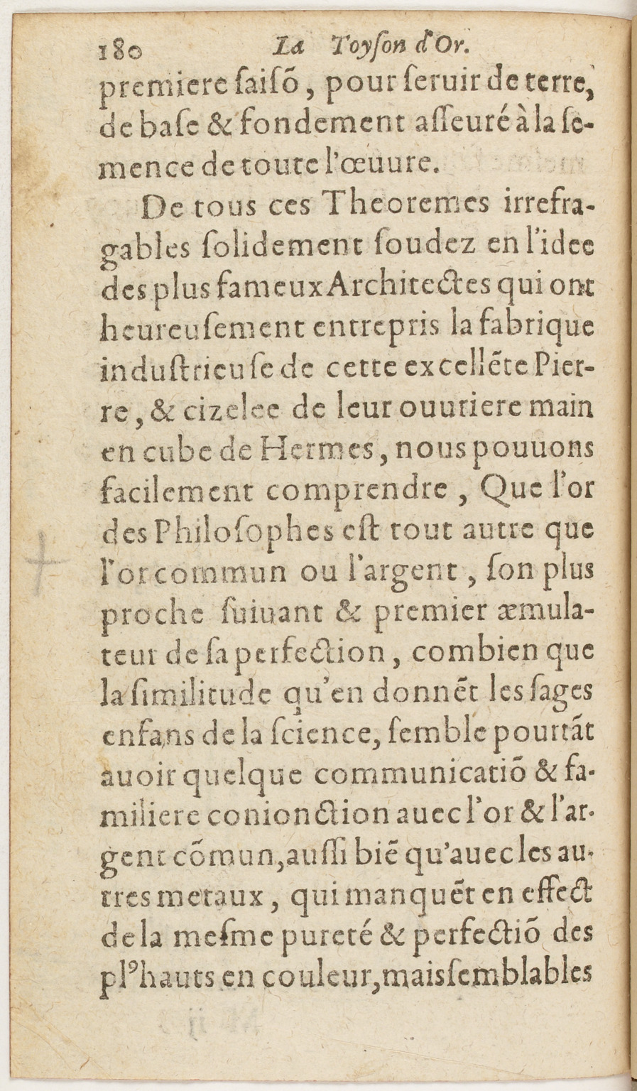 1612 - Charles Sevestre - Toison d’or ou la fleur des Trésors - BnF