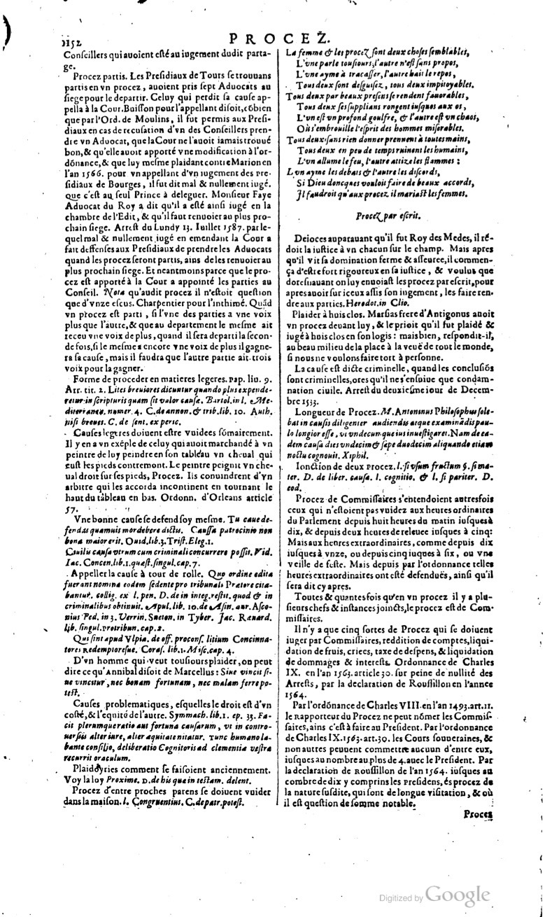 1629 - Veuve Nicolas Buon - Trésor du droit français (29620 T. 2) - BM Lyon