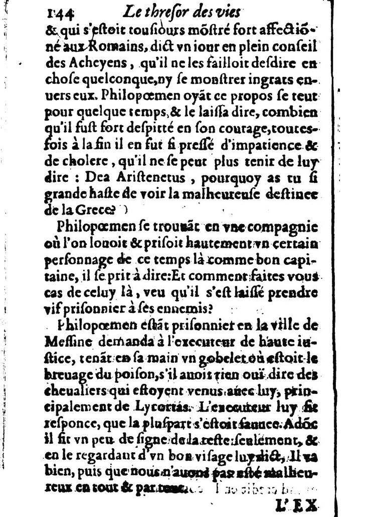 1611 - Pierre Rigaud - Trésor des vies de Plutarque - BM Lyon