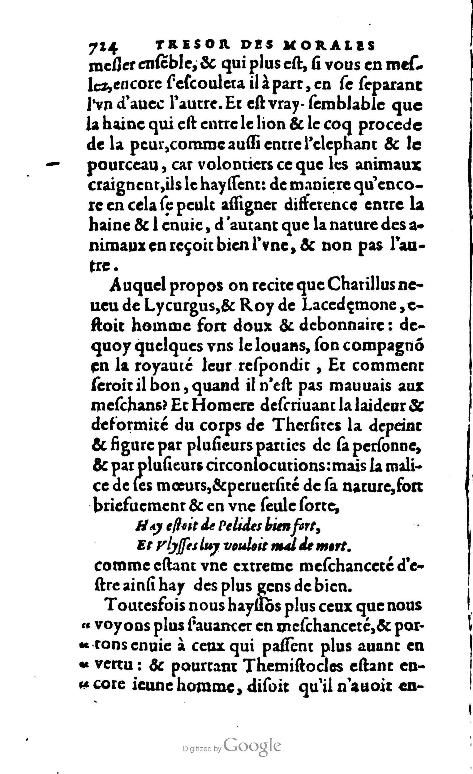 1578 - Jean Poupy - Trésor des morales de Plutarque - BSB Munich