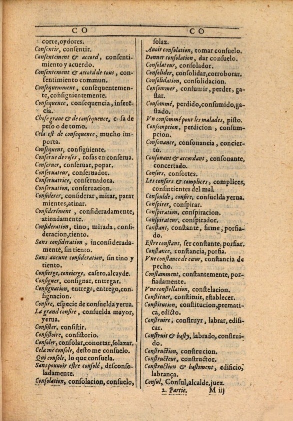 1607 - Marc Orry - Trésor des deux langues espagnole et française (Première et Seconde parties) - ÖNB Wien