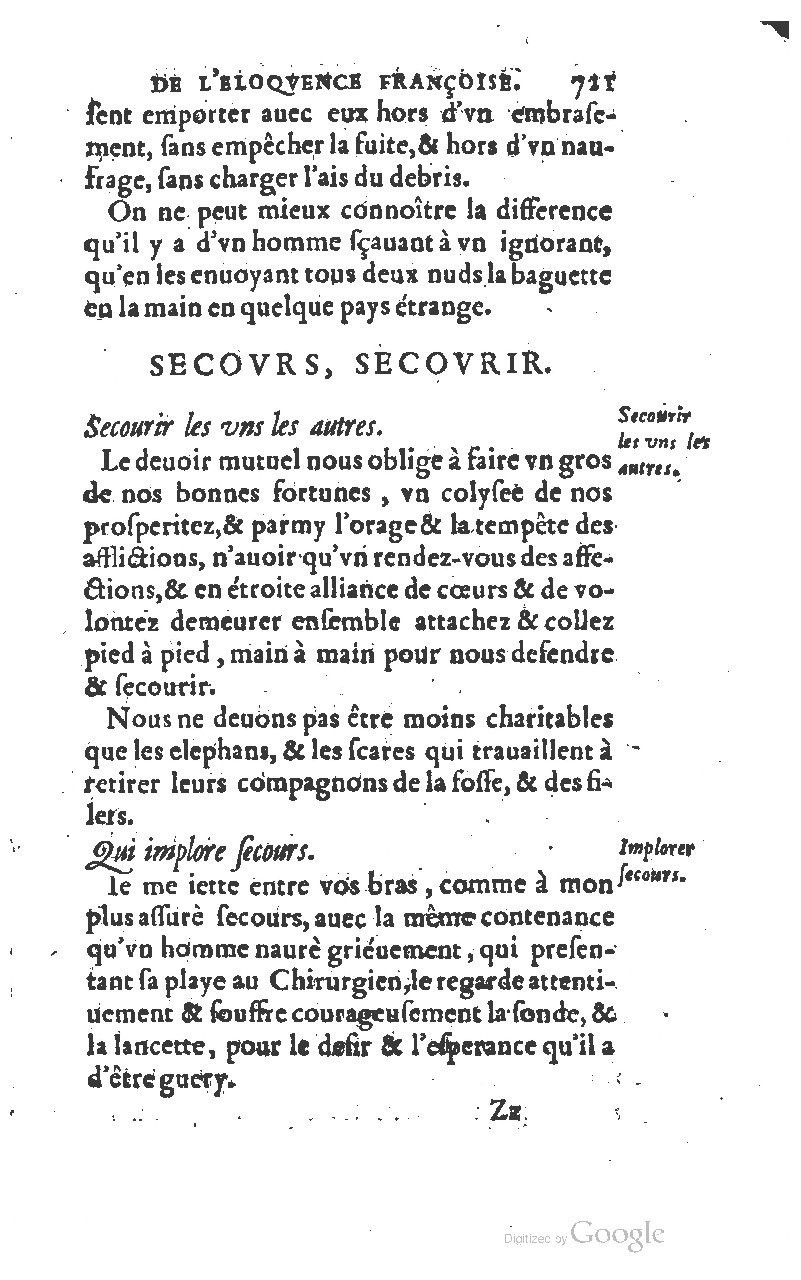 1610 - Louis Coste - Trésor de l’éloquence française (Seconde partie) - BM Lyon