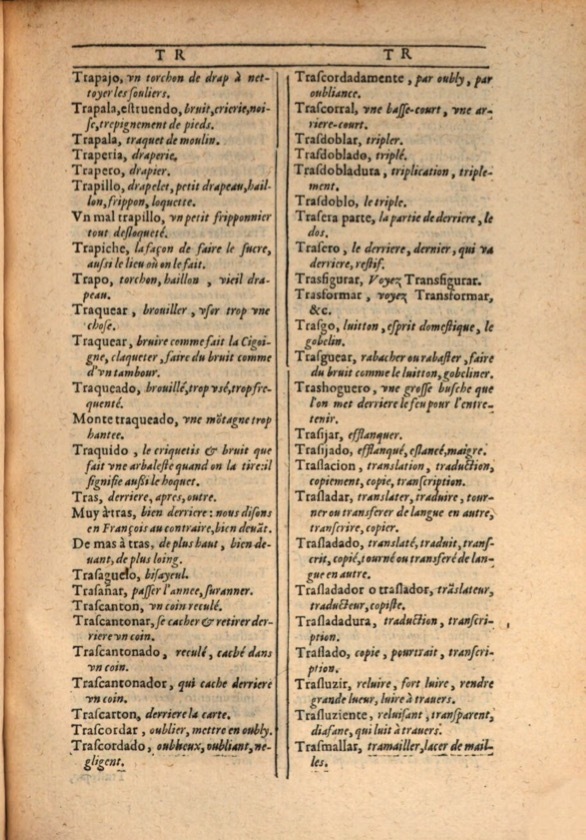 1607 - Marc Orry - Trésor des deux langues espagnole et française (Première et Seconde parties) - ÖNB Wien