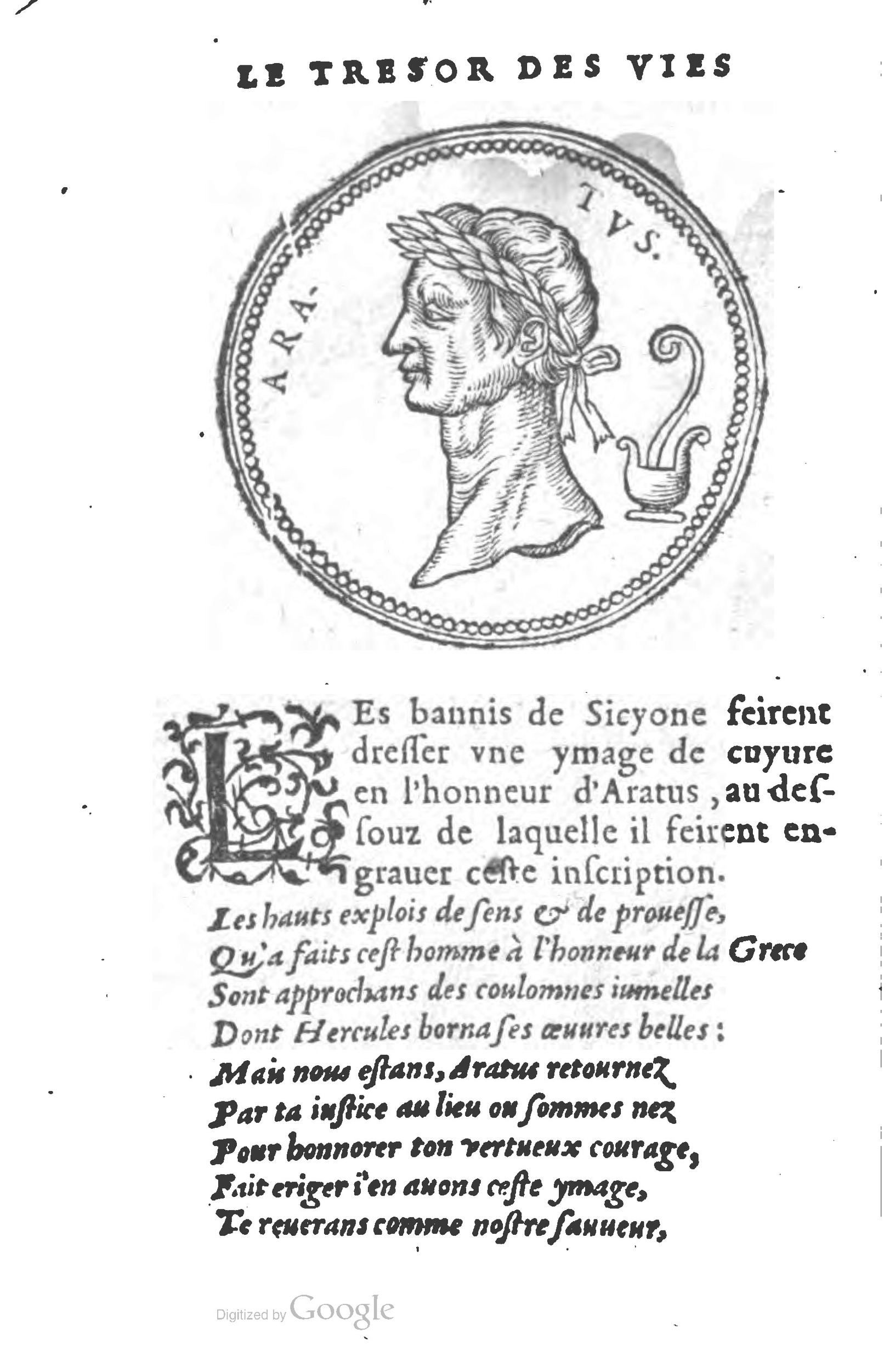 1577 - Claude Micard - Trésor des vies de Plutarque - BSB Munich 1577 - Claude Micard - Trésor des vies de Plutarque - BSB Munich