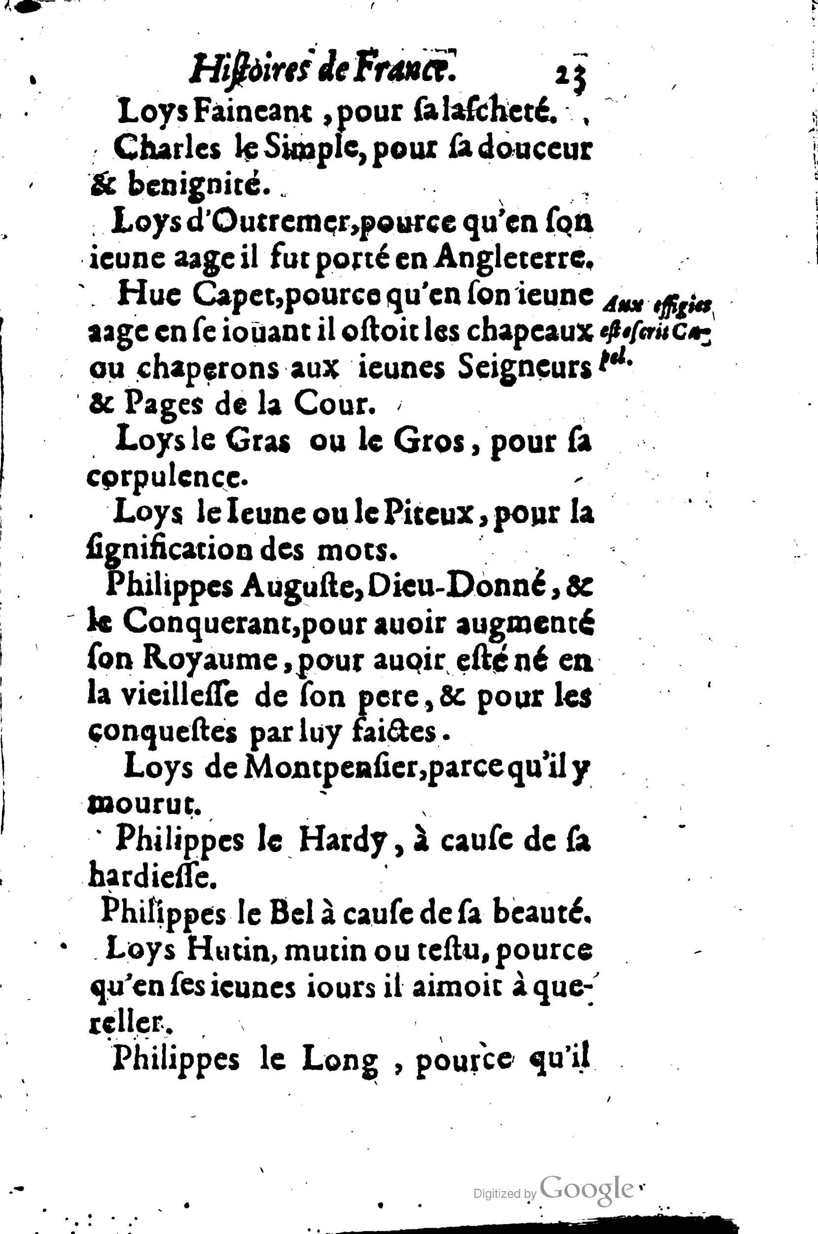 1619 - Jean Corrozet - Trésor des histoires de France - BSB Munich