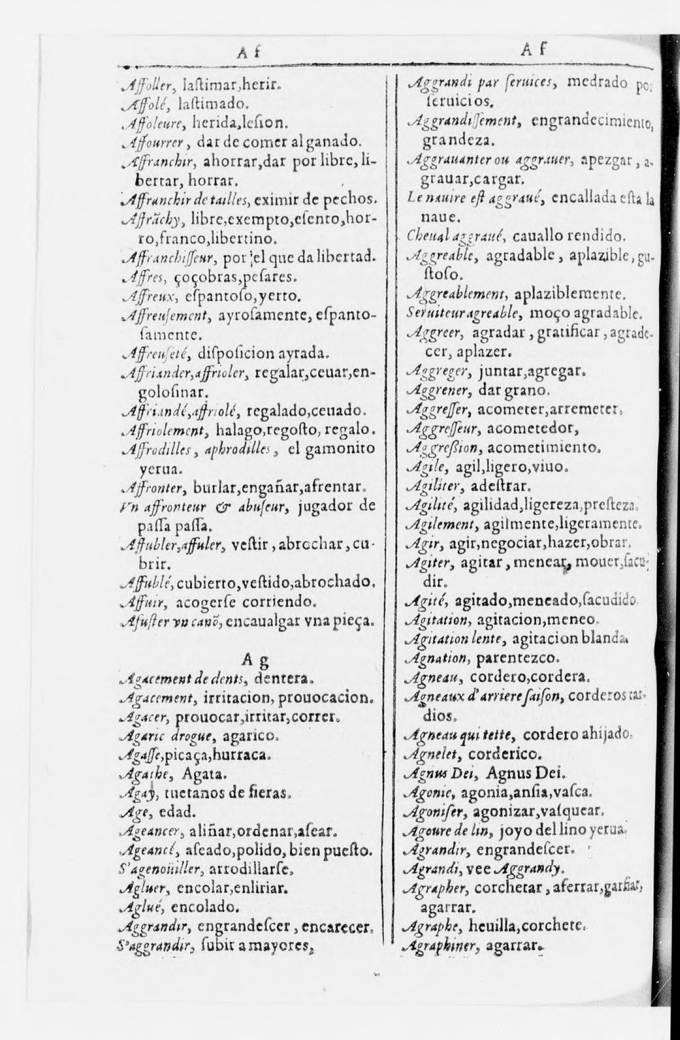 1616 - Veuve Marc Orry - Trésor des deux langues espagnole et française (Seconde partie) - BnF 1616 - Veuve Marc Orry - Trésor des deux langues espagnole et française (Seconde partie) - BnF