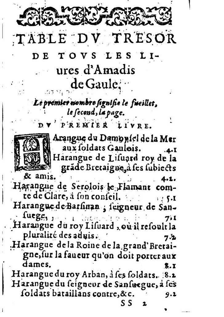 1582 - Jean Huguetan - Trésor des Amadis T. 2 - BM Lyon 1582 - Jean Huguetan - Trésor des Amadis T. 2 - BM Lyon