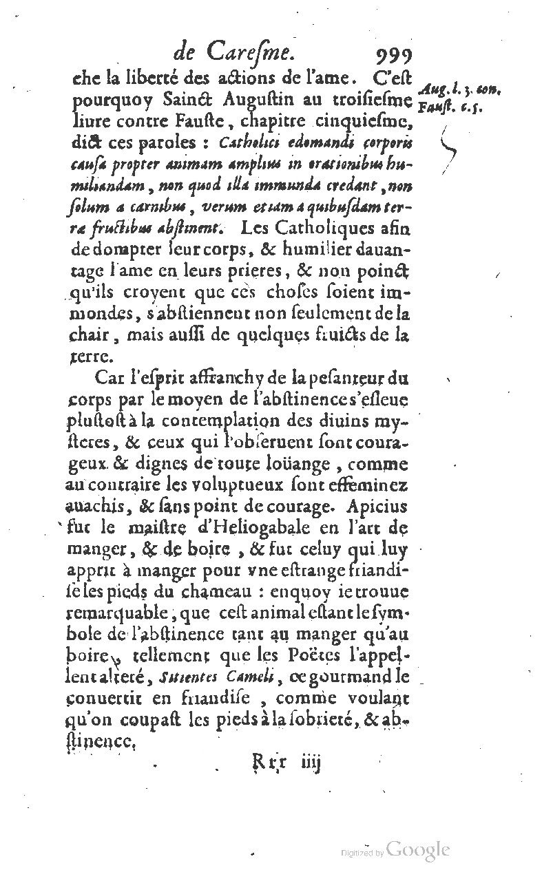 1607 - Nicolas Du Fossé - Trésor quadragésimal - T 01 - BM Lyon
