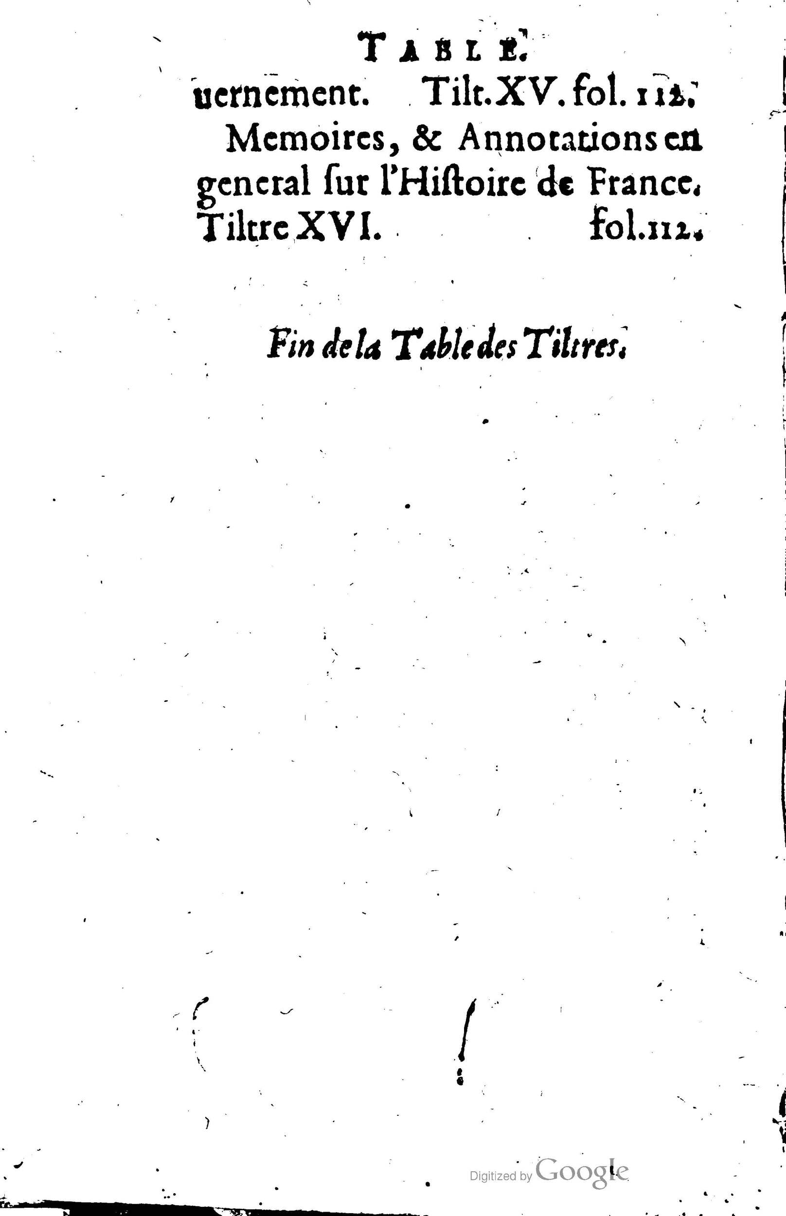 1619 - Jean Corrozet - Trésor des histoires de France - BSB Munich