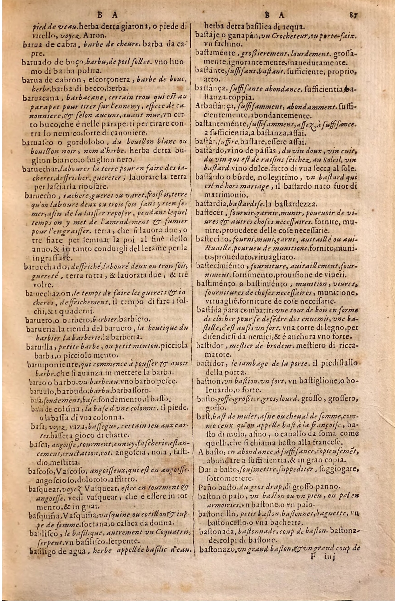 1627 - Jacques Crespin - Trésor des trois langues - Regensburg