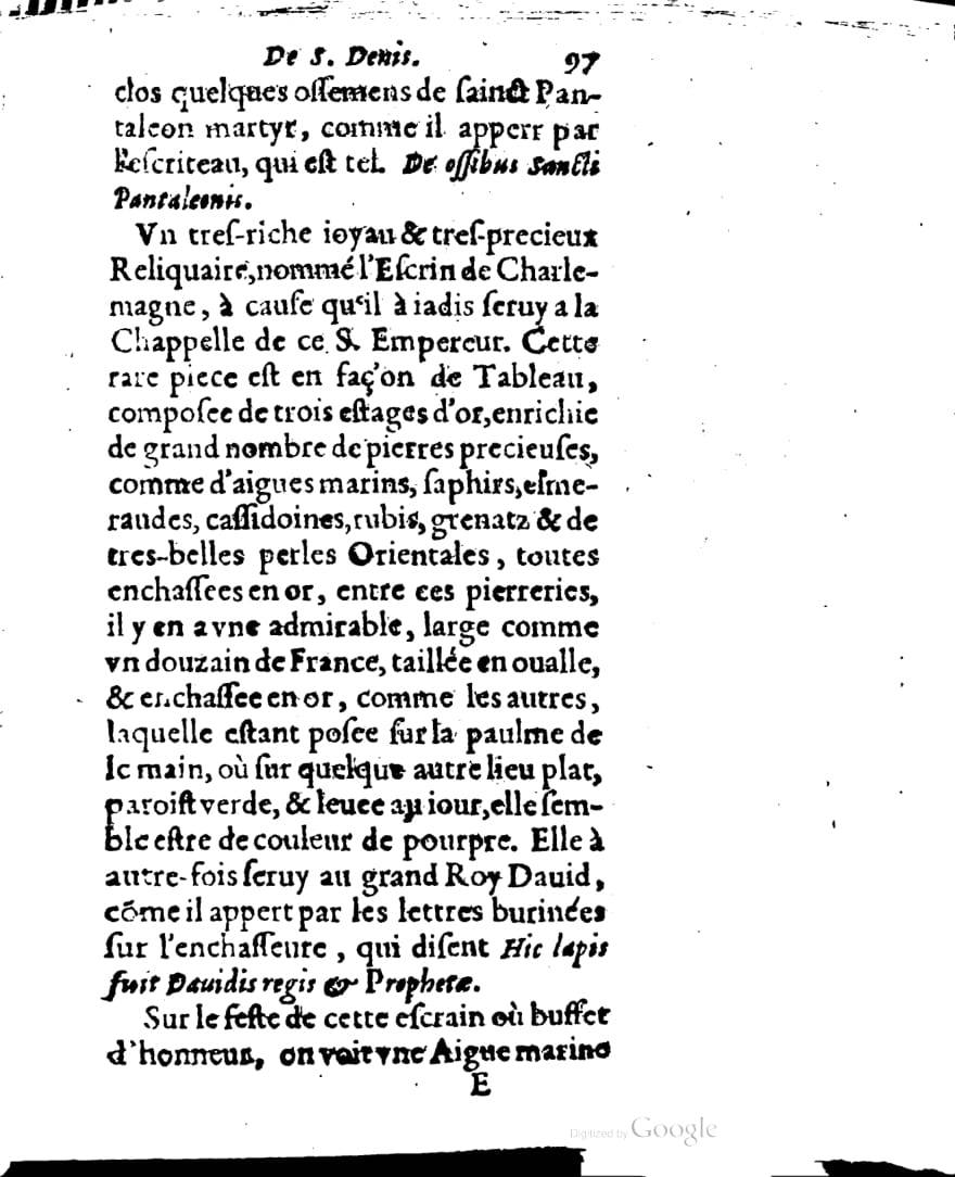 1636 - Jean Billaine - Trésor sacré ou inventaire des saintes reliques - British Library