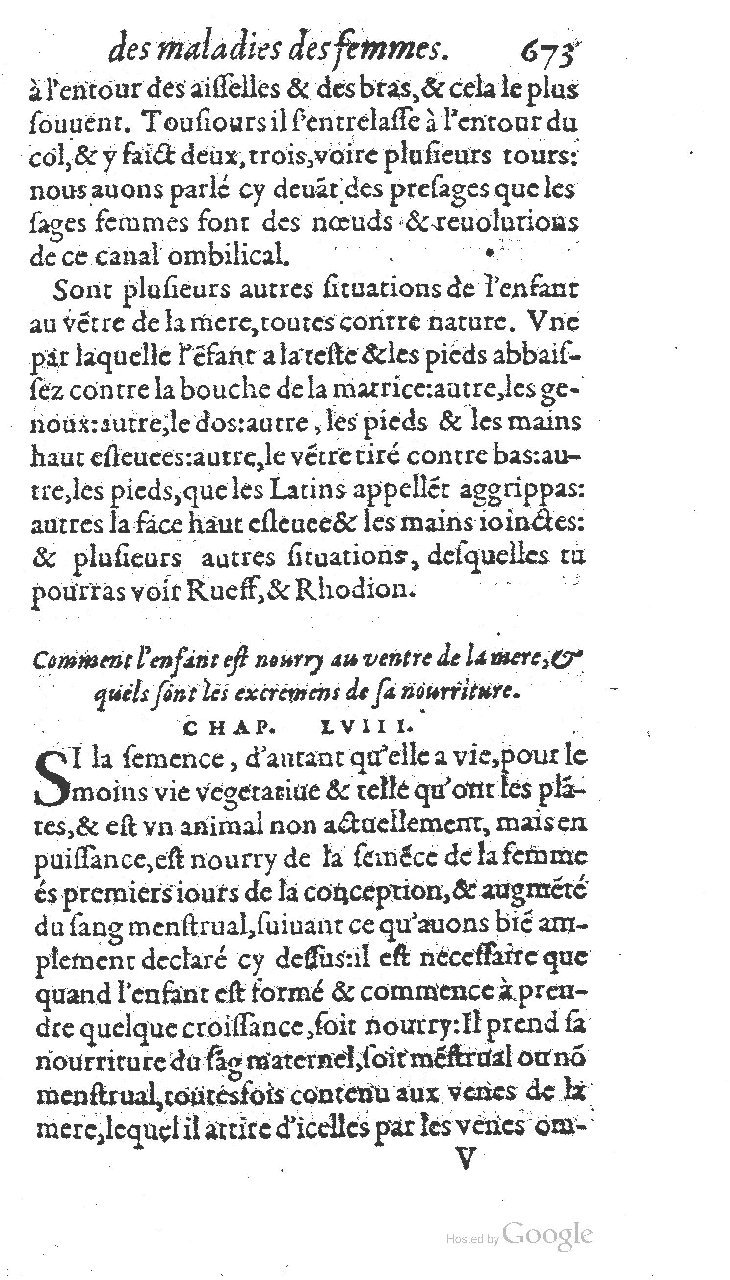 1585 - Jacques du Puis - Trésor des remèdes secrets pour les maladies des femmes - BnF