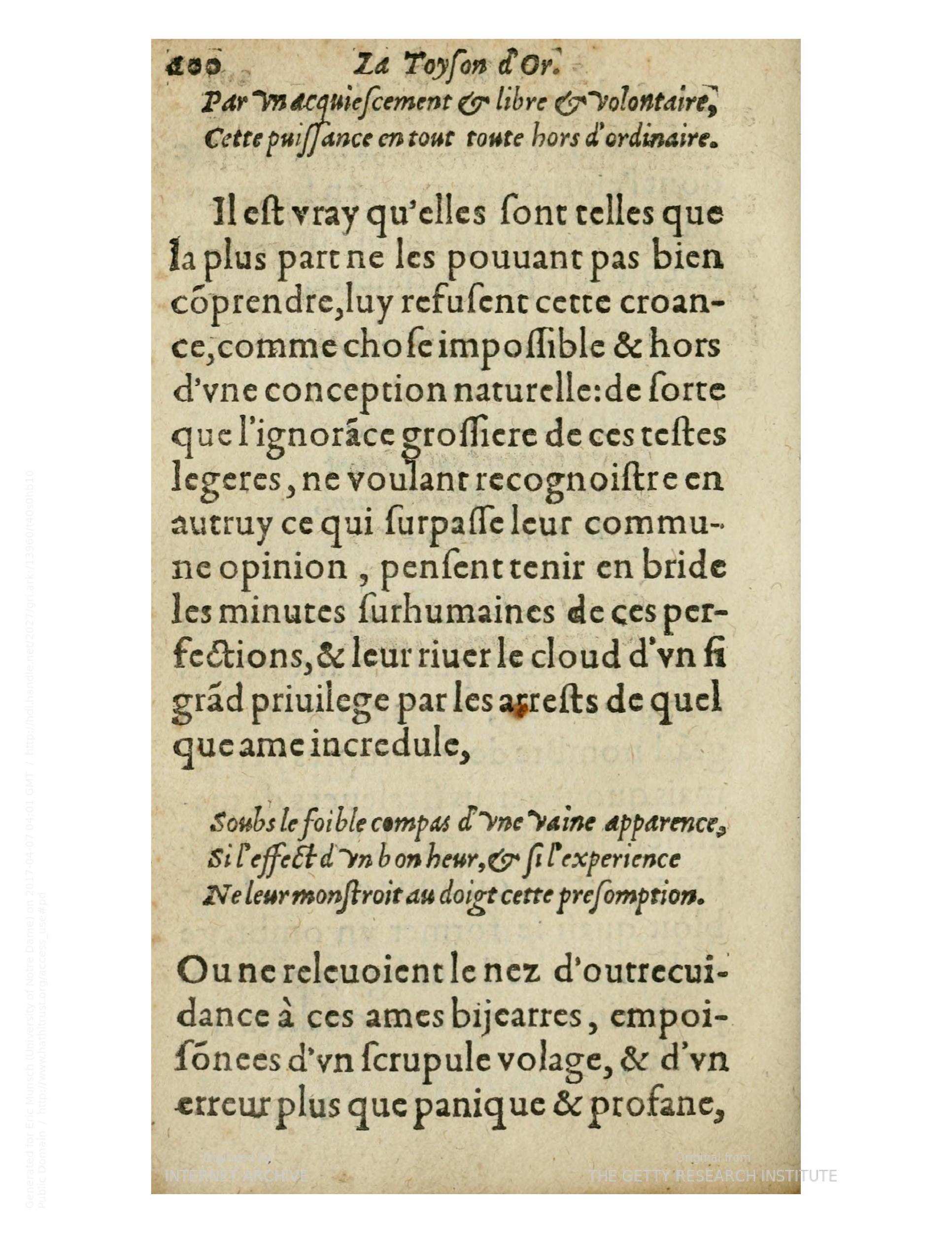 1612 - Charles Sevestre - Toison d’or ou la fleur des trésors - Getty Research Institute