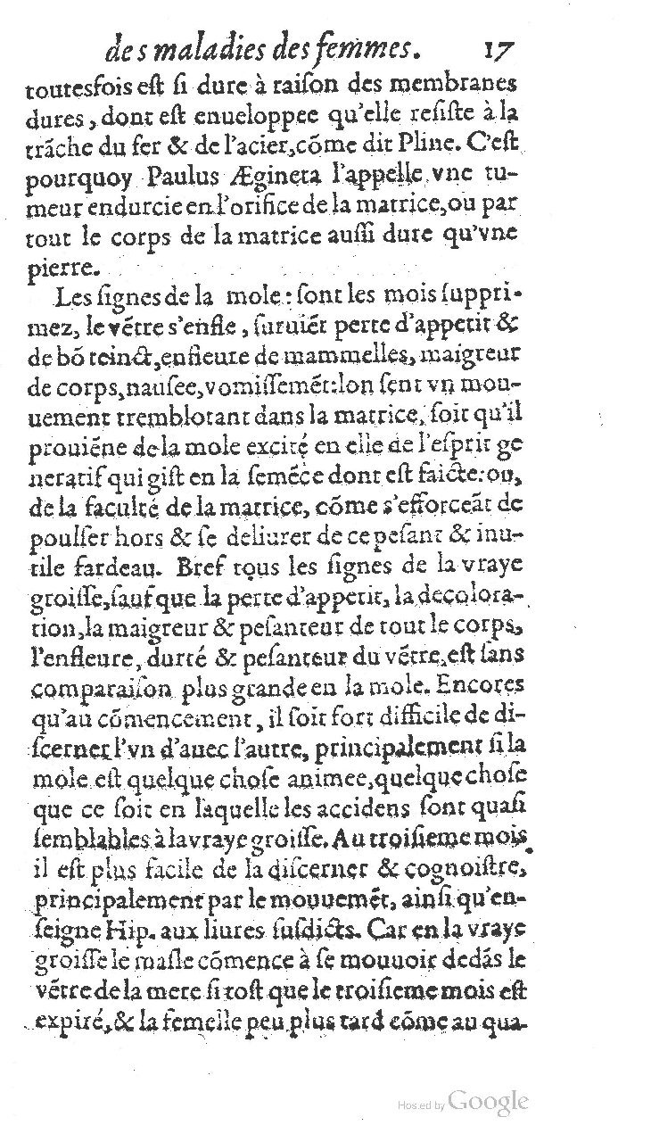 1585 - Jacques du Puis - Trésor des remèdes secrets pour les maladies des femmes - BnF