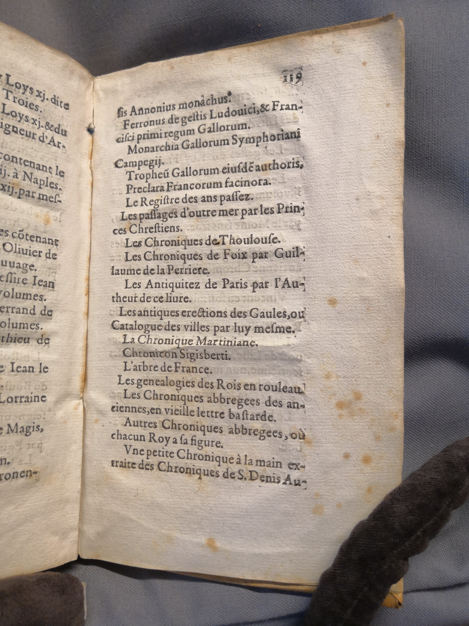 1614 - Jean Corrozet - Trésor des histoires de France - Amsterdam 1614 - Jean Corrozet - Trésor des histoires de France - Amsterdam