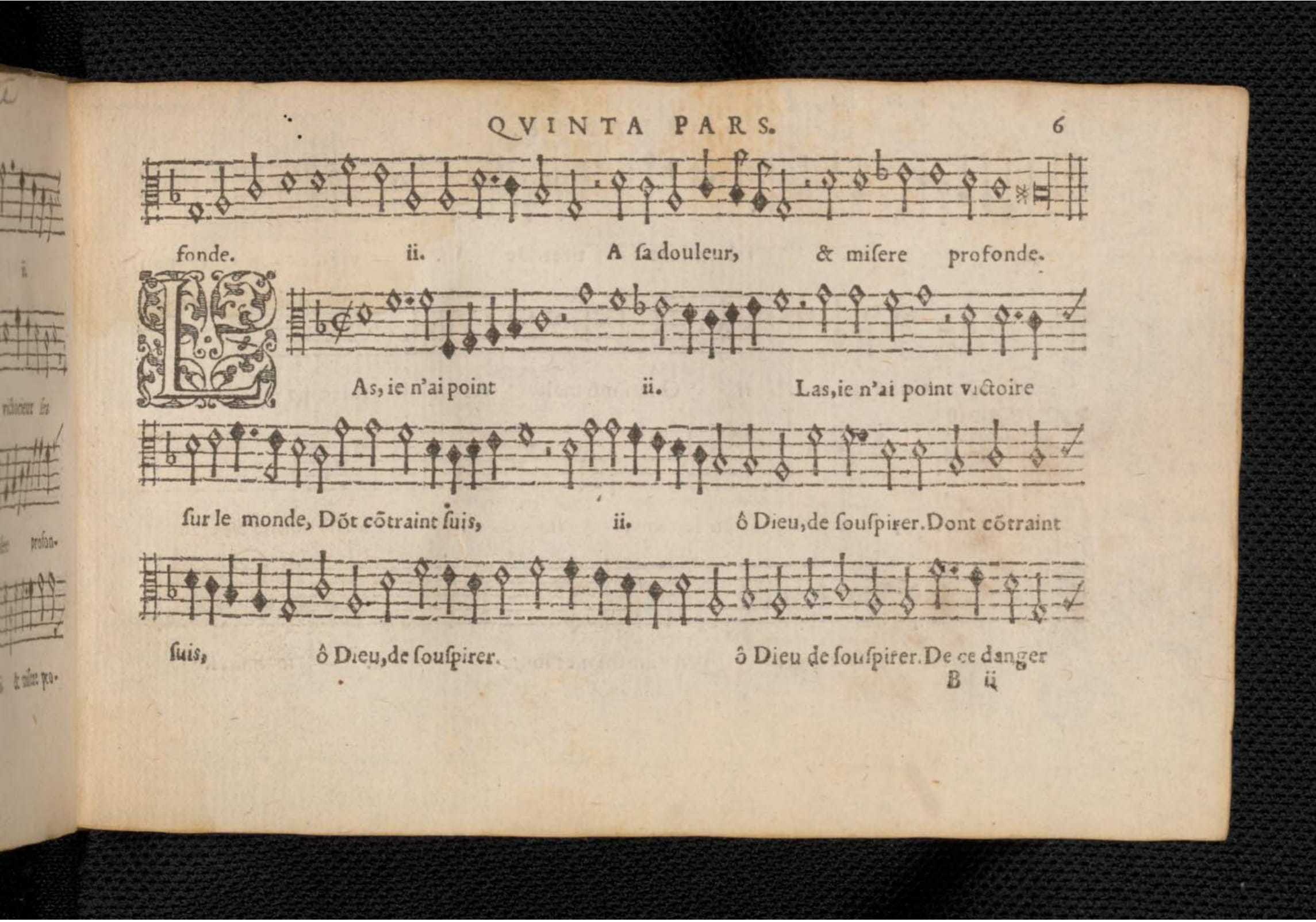 1576 - [Pierre de Saint-André] - Trésor de musique d’Orlande de Lassus Quinta et Sexta pars - KBR Bruxelles