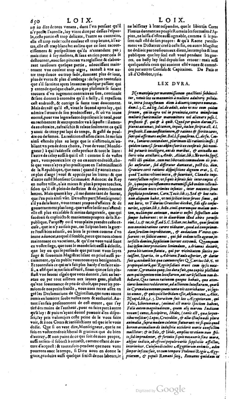 1629 - Veuve Nicolas Buon - Trésor du droit français (21754 T. 2) - BM Lyon