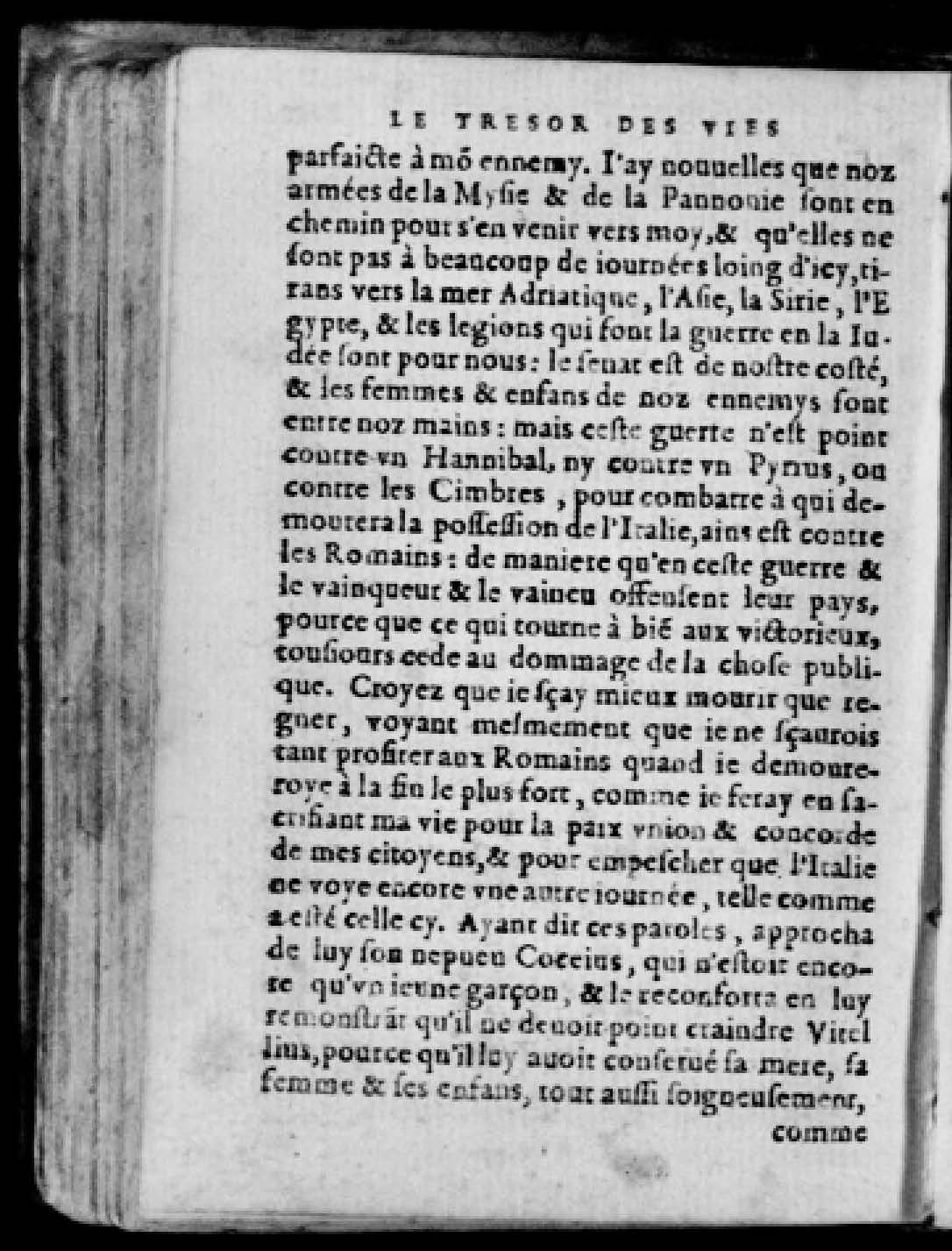 1574 - Benoît Rigaud - Trésor des vies de Plutarque - Avignon