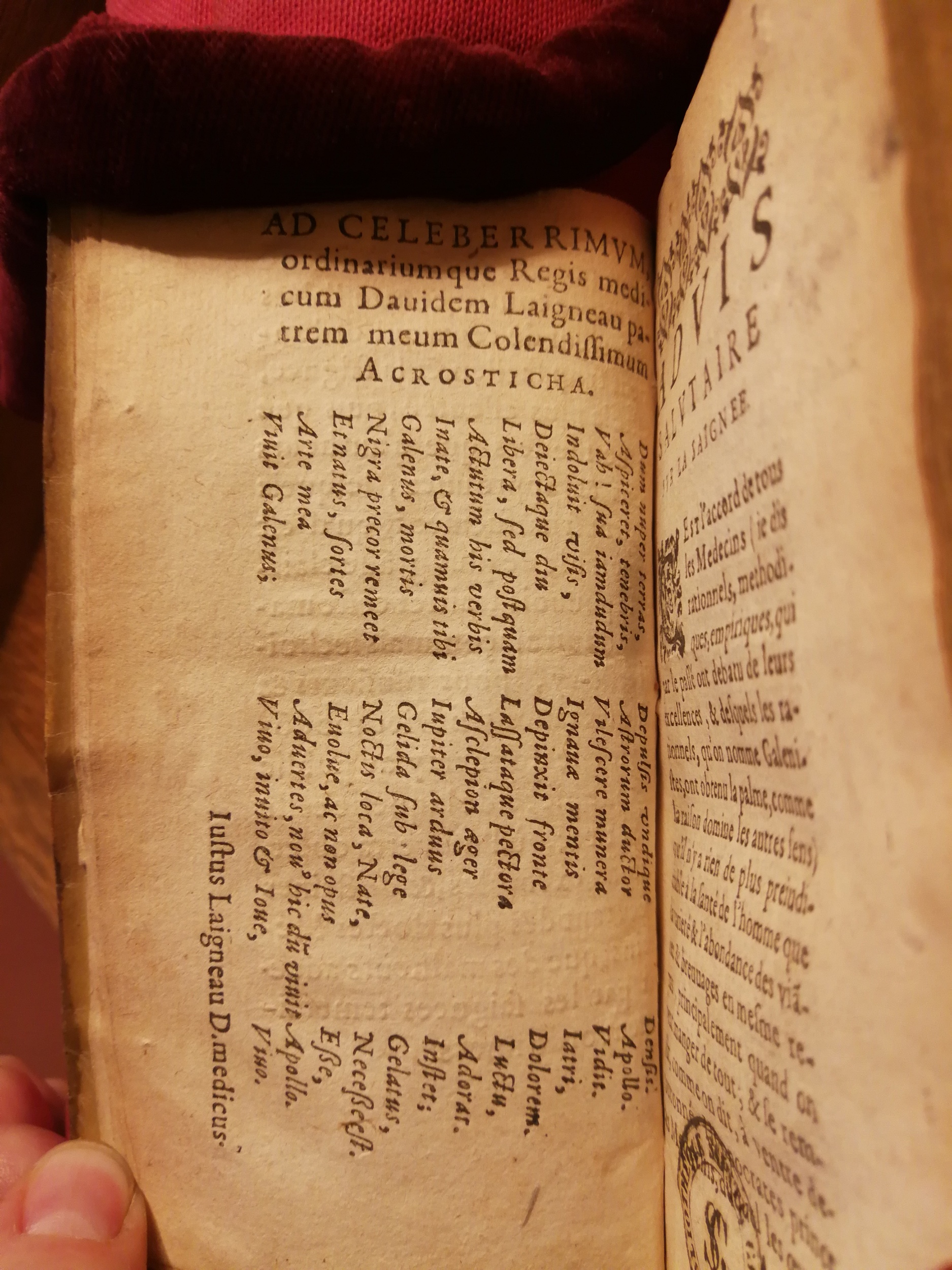 1624 - Jean Moreau - Conservation du trésor de la santé - Bibliothèque Sainte-Geneviève