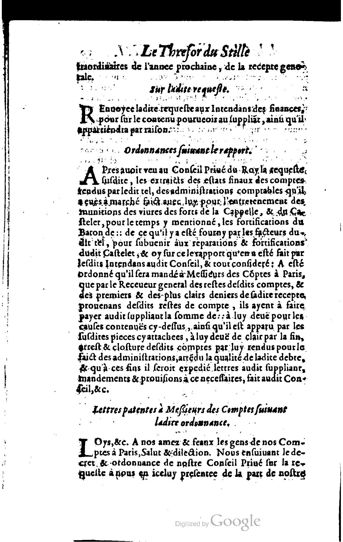 1614 - Jean Richer - Trésor du nouveau style et protocole de la chancellerie de France - BSB Munich