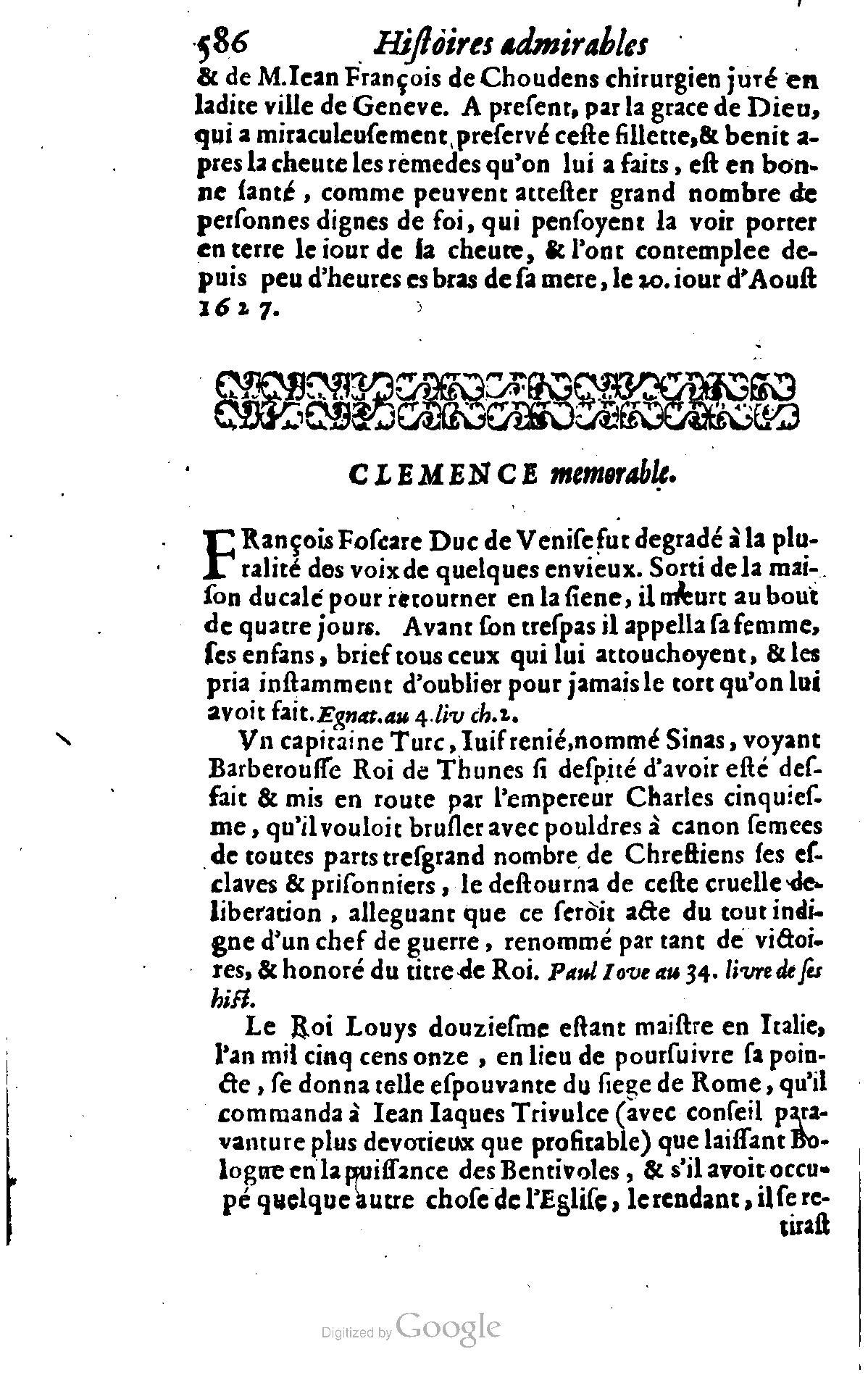 1628 - Jacques Crespin - Trésor d’histoires admirables et mémorables - BSB Munich
