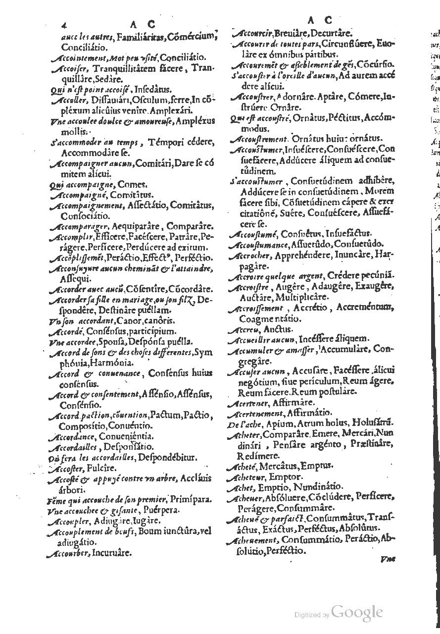 1558 - Guillaume Rouillé - Trésor des mots et traits français - BSB Munich