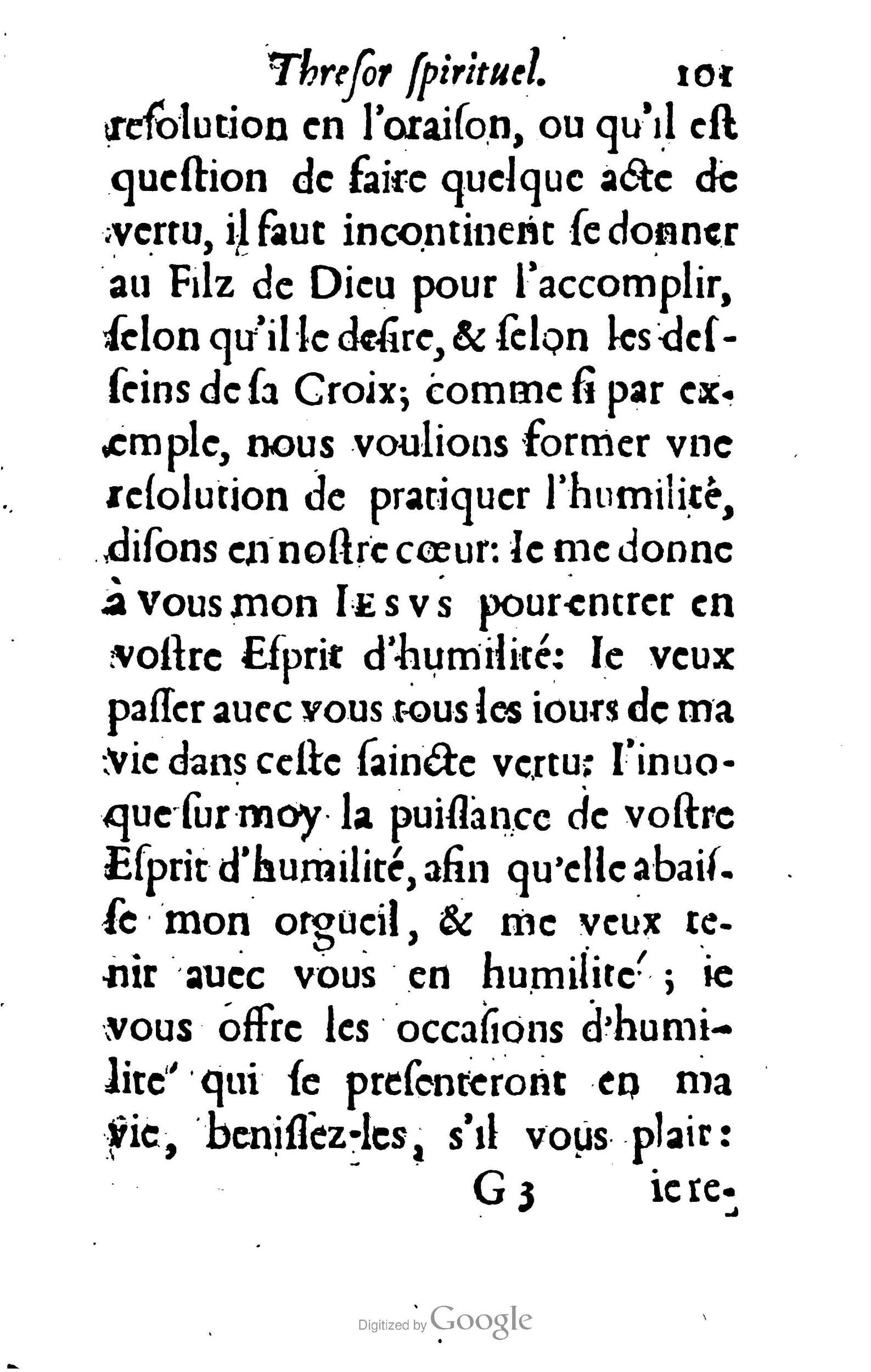 1633 - François Waudré - Trésor spirituel contenant les excellences du christianisme - BM Lyon