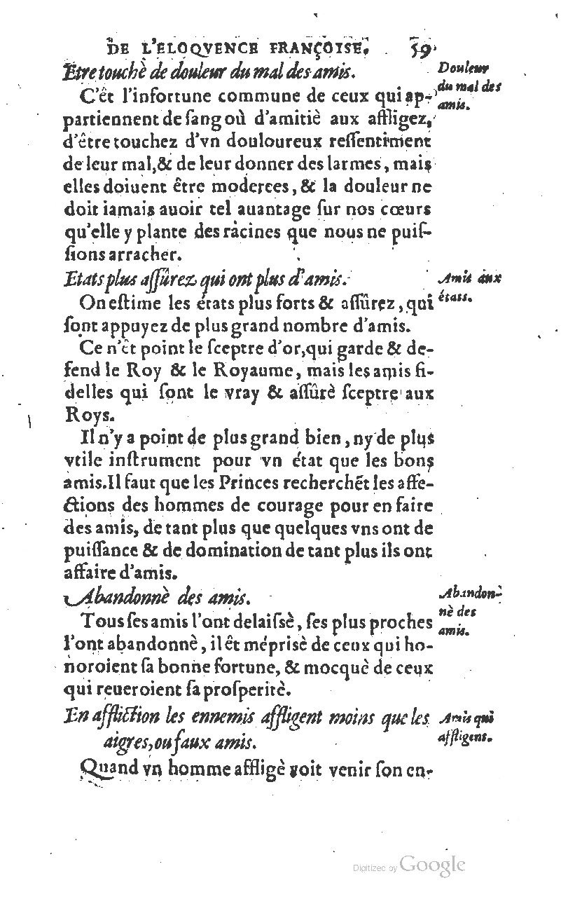 1610 - Louis Coste - Trésor de l’éloquence française (Seconde partie) - BM Lyon