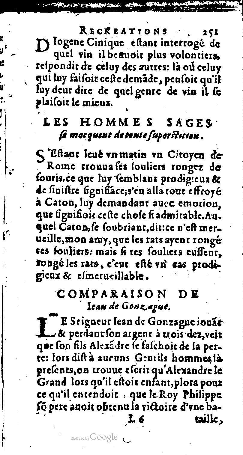 1616 - Balthazar Bellère - Trésor des récréations - NK ČR Prague