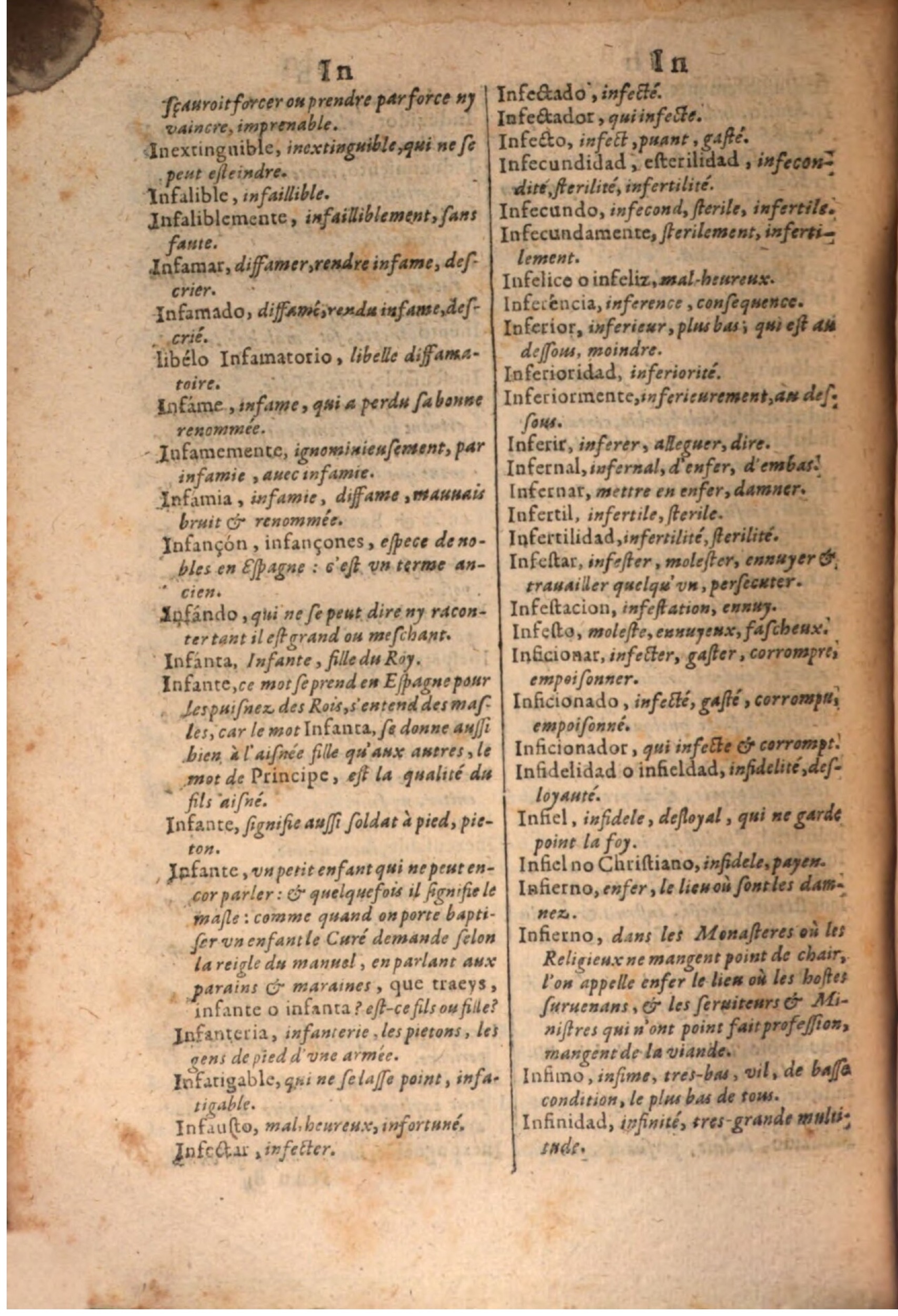 1645 - A. de Sommaville et A. Courbé - Trésor des deux langues espagnole et française - BSB Munich