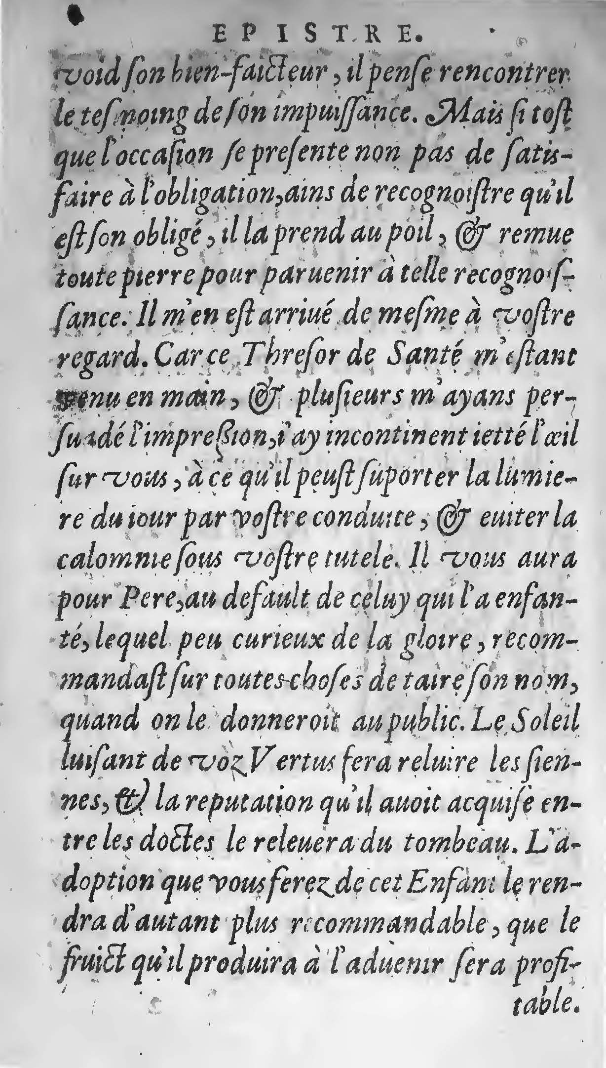 1607 - Étienne Servain et Jean Antoine Huguetan - Trésor de santé ou ménage de la vie humaine - BIU Santé
